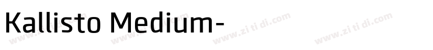 Kallisto Medium字体转换